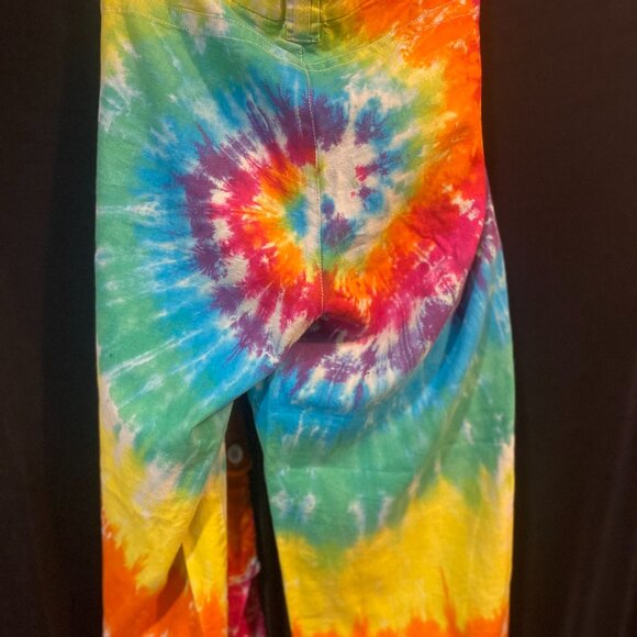 *65-473-You Are FUNtastic Hand dyed DKR Linen 3/4 pants - Picture 12 of 13